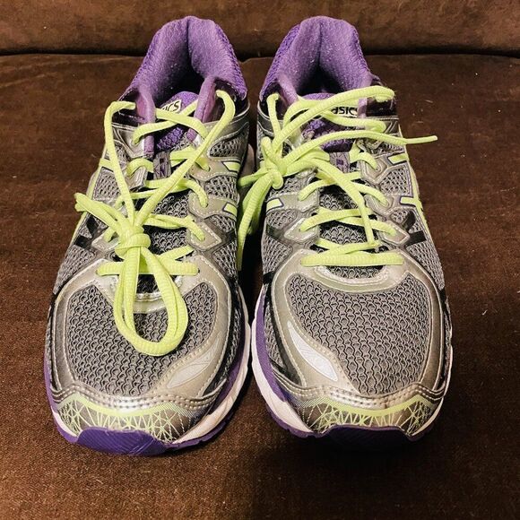 Mint Condition ASICS GEL KAYANO 21 10 US 42 EUR Womens Running Shoes Purple - Picture 8 of 12